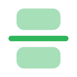 Divider icon, Flat style