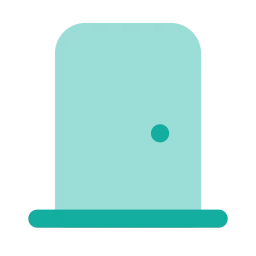 Door icon, Flat style
