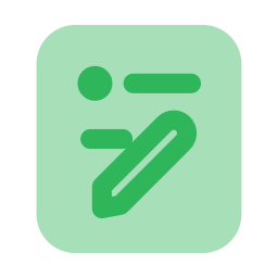 Draft post icon, Flat style