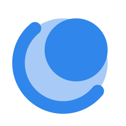Eclipse icon, Flat style