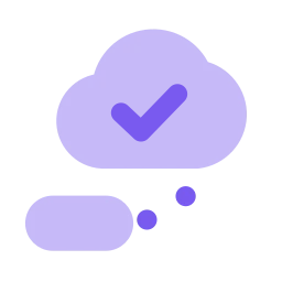 Emission test icon, Flat style