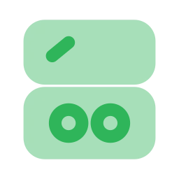 Eyeshadow icon, Flat style