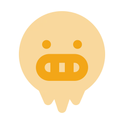 Face cold icon, Flat style