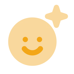 Face filter icon, Flat style