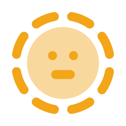 Face invisible icon, Flat style