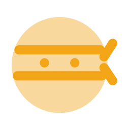Face ninja icon, Flat style