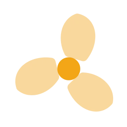 Fan icon, Flat style