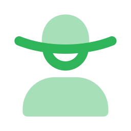 Farmer icon, Flat style