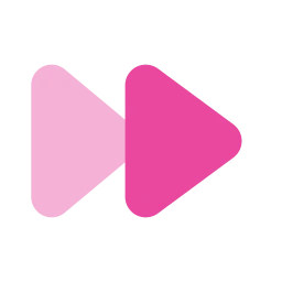 Fast forward icon, Flat style