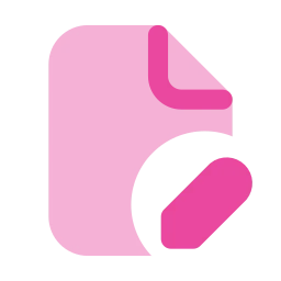 File edit icon, Flat style