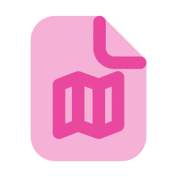 File map icon, Flat style