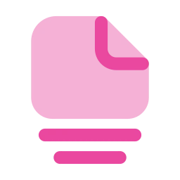 File stack icon, Flat style