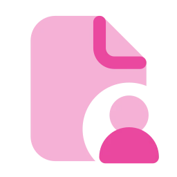 File user icon, Flat style