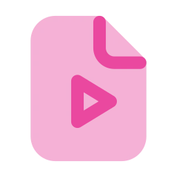 File video icon, Flat style