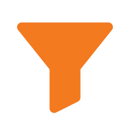 Filter icon, Flat style