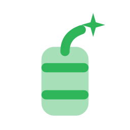 Firecracker icon, Flat style