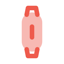 Fitness band icon, Flat style