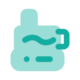 Food processor icon, Flat style