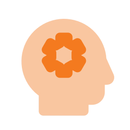 Head gear icon, Flat style