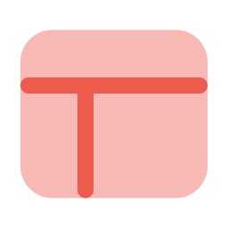 Layout header icon, Flat style