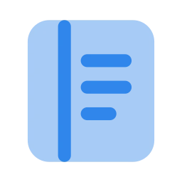 Ledger icon, Flat style