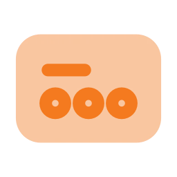 Loyalty card icon, Flat style