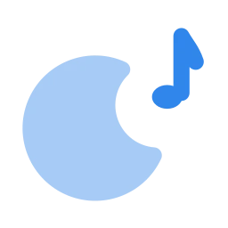 Lullaby icon, Flat style