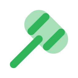 Mallet icon, Flat style