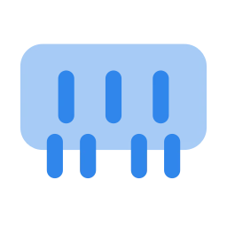Memory ram icon, Flat style