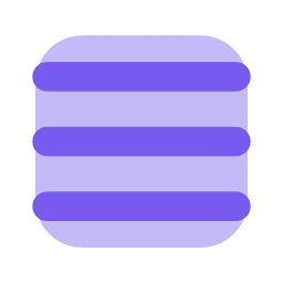 Menu icon, Flat style