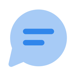 Message text icon, Flat style