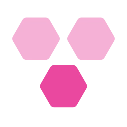 Microservices icon, Flat style