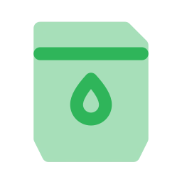 Milk packet icon, Flat style