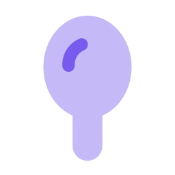 Mirror icon, Flat style