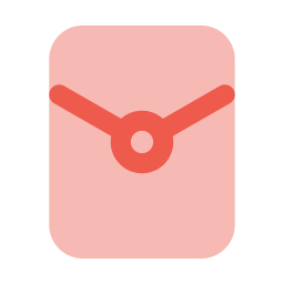 Money envelope icon, Flat style