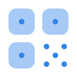 Qr code icon, Flat style