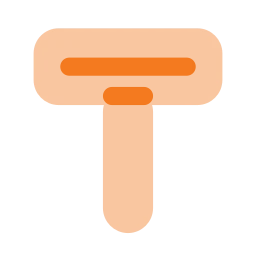 Razor icon, Flat style