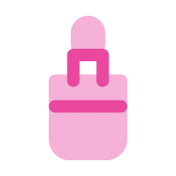Reagent bottle icon, Flat style