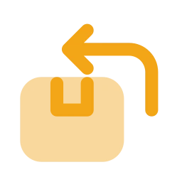 Returns icon, Flat style