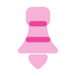 Rocket engine icon, Flat style