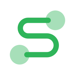 Route icon, Flat style