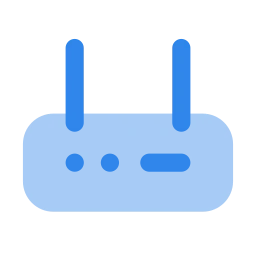 Router icon, Flat style