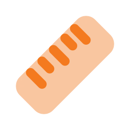 Ruler icon, Flat style