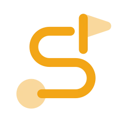 Run route icon, Flat style
