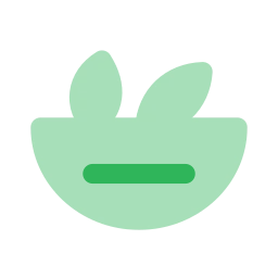 Salad icon, Flat style
