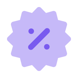 Sale badge icon, Flat style