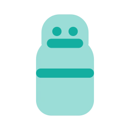 Salt shaker icon, Flat style