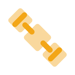 Satellite icon, Flat style
