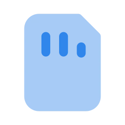 Sd card icon, Flat style