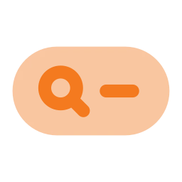 Search bar icon, Flat style